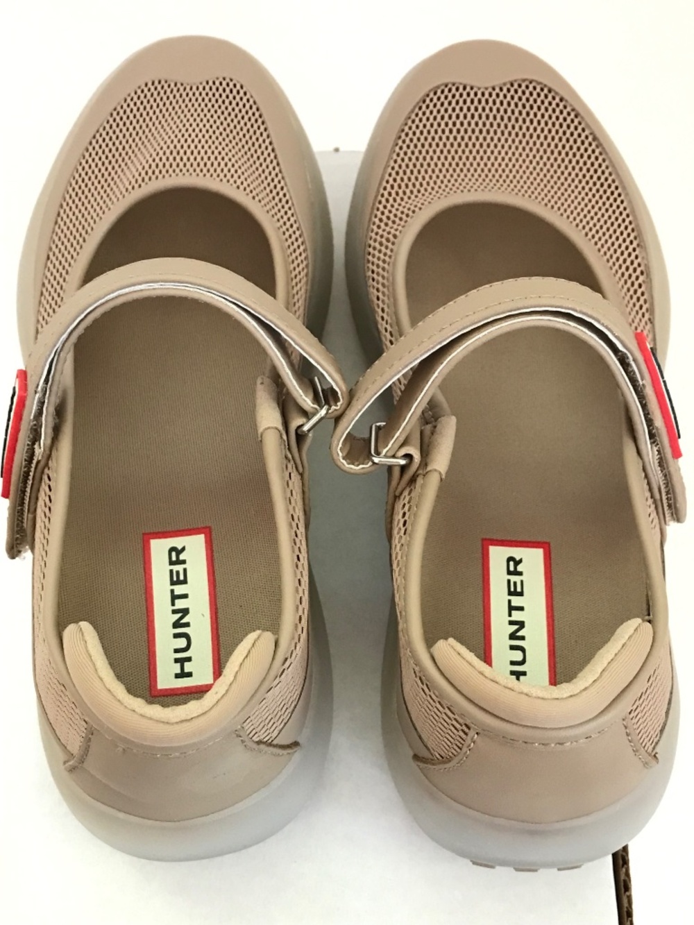 HUNTER Mire Mary Jane Mesh Shoe Tan Sneakers Women’s Size 6 - Picture 5 of 15